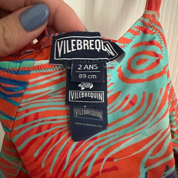 Toddler Vilebrequin swimsuit bathing suit one piece size 2t but runs small 9-12m - Picture 3 of 3